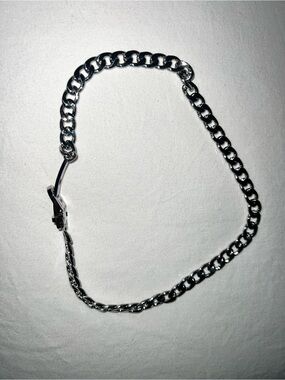 Silver woman’s choker necklace